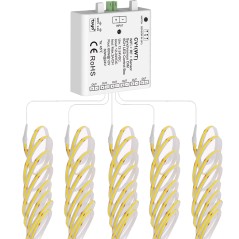 Tuya Centrale CV1(WT) WiFi 6-kanaals voor LED-strips 12/24V