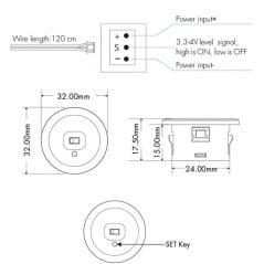 EL-C 5V Laser Motion Sensor for Stair Controller
