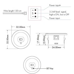 Sensore Movimento Laser EL-C 5V per Controller Scale
