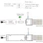 5V DC Flush Mount Touch Dimmer Switch for Staircase Lighting Controller