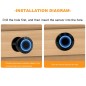 Mini inbouw touch dimmer schakelaar voor enkelkleurige LED-controller 5–24V DC
