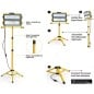 Tuya Proiettore LED RGBCCT a Doppia Testa 200W Smart WiFi e Bluetooth