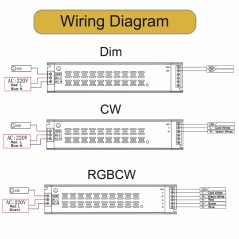 Driver LED Smart 24V 240W Matter Thread | DIM CCT RGBCW