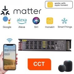 Driver LED Smart 24V 240W Matter Thread | DIM CCT RGBCW
