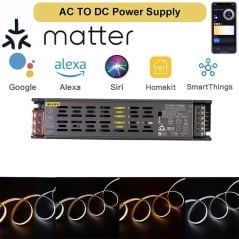 Tuya Smart Power Supply Matter Thread LED-driver 24V dimbaar 240W
