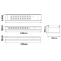 Alimentation intelligente Tuya Matter Thread LED Driver 24V Dimmable 240W