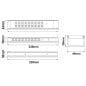 Tuya Smart Power Supply Matter Thread LED-driver 24V dimbaar 240W