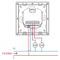 Interrupteur mural intelligent Zigbee Sonoff Orb-ZBW2 MINI-ZB2GS à double interrupteur