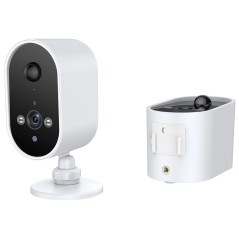 Cámara Tuya de 2 MP y 1080P con batería, PIR y visión nocturna
