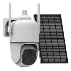 VicoHome Cámara PTZ WiFi 3MP IP65 con Panel Solar