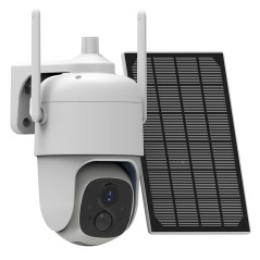 VicoHome Telecamera PTZ WiFi 3MP IP65 con Pannello Solare
