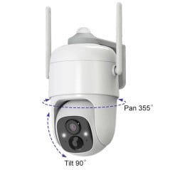 VicoHome PTZ WiFi Camera 3MP IP65 with Solar Panel