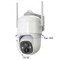 VicoHome 3MP Smart WiFi Akku-betriebene motorisierte Kamera mit Solarpanel