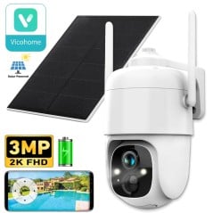 VicoHome PTZ WiFi Camera 3MP IP65 with Solar Panel