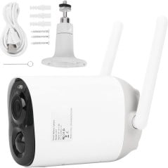 VicoHome Cámara WiFi 3MP IP66 Fija con Panel Solar