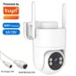 Cámara PTZ inteligente Tuya WiFi de doble banda 2.4G y 5G IP65