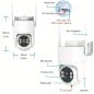 Tuya Smart WiFi PTZ Camera Dual Band 2.4G and 5G IP65