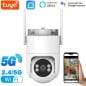 Tuya Smart WiFi PTZ-camera met dual-band 2,4G en 5G, IP65-certificering