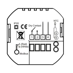 Thermostat Modbus-RTU Beca BHT-3000GCNL pour chaudière