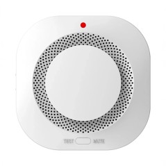 Sensor Detector de Humo RF433 Fotoeléctrico con Alarma de 85 dB