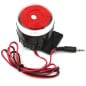 Mini-Kabelsirene 12 V mit Klinkenstecker für Alarmsysteme