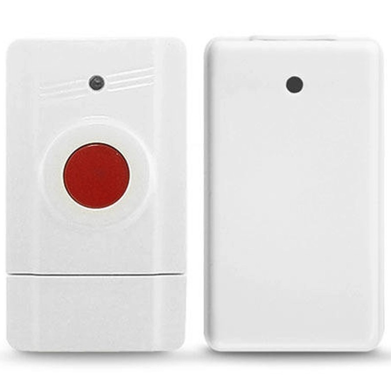 Remote Panic Button Panel RF433 Wireless Anti-Panic SOS Button for Alarm Systems