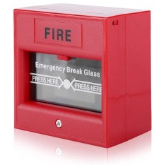 Botón de emergencia contra incendios con cable Tuya para rotura de cristales en sistemas de alarma