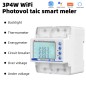 Tuya 100A Intelligenter WLAN-Drehstromzähler für Photovoltaikanlagen mit bidirektionaler Überwachung