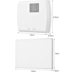 Termostato WiFi Beca a Batteria BHT-8000RF-GCW per Controllo Caldaia