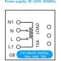 Termostato WiFi Beca a Batteria BHT-8000RF-VA-GBW Termostato WiFi Beca a Batteria BHT-8000RF-VA-GBW
