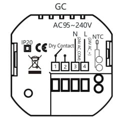 Thermostat for Gas Boiler with Beca Smart ZigBee BHT-003 Radiators