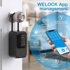 Welock KeyBox Cassetta di Sicurezza Smart Bluetooth con Codice e Tessera