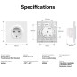 Sonoff Fusion Series traditioneel niet-slim stopcontact