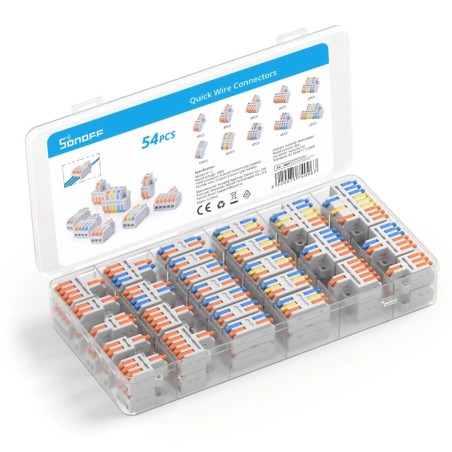 SONOFF D1-2 Quick Wire Connector Set, 54 pieces