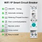 Tuya Contatore di Energia Smart WiFi Monofase 63A da Guida DIN