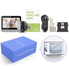 Tuya Smart WiFi Judas avec écran LCD - Prend en charge Alexa et Google
