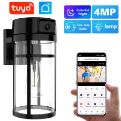 Tuya slimme WiFi-lantaarncamera 4MP voor buiten met app