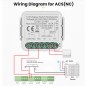 Module de commutation encastrable intelligent Tuya Zigbee, 240 V CA ou 5-48 V CC, avec contact propre