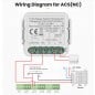 Tuya Smart Zigbee Unterputz-Schaltmodul AC 240 V oder DC 5–48 V mit sauberem Kontakt