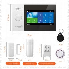 Tuya Kit Pro GSM 4G + WiFi Video Alarmsysteem met Alexa en Google