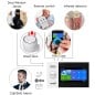 Control remoto inalámbrico RF433 de 4 botones para sistemas de alarma antirrobo con función SOS.