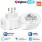 Tuya Italian Smart Plug 16A with Energy Monitoring, WiFi or Zigbee