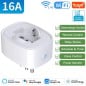 Tuya Enchufe Inteligente Italiano 16A con Medición de Consumo WiFi o Zigbee Tuya Enchufe Inteligente Italiano 16A con Medición de Consumo WiFi o Zigbee