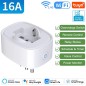 Tuya Italian Smart Plug 16A with Energy Monitoring, WiFi or Zigbee
