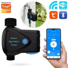 Tuya Smart WiFi Irrigation Timer with Water Meter