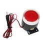 Mini-Kabelsirene 12 V mit Klinkenstecker für Alarmsysteme