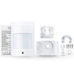 Détecteur PIR filaire 12 V pour intérieur – Alarme 110°
