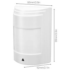 Bedrade 12V PIR-binnendetector voor alarm 110°