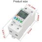 Tuya Smart WiFi-elektriciteitsmeter 1-63A met schakelaar en display
