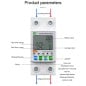 Tuya Smart WiFi-elektriciteitsmeter 1-63A met schakelaar en display